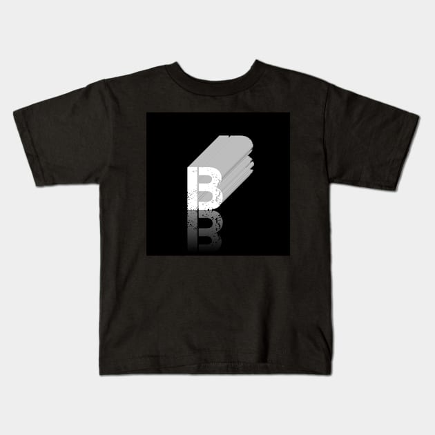 Letter B Kids T-Shirt by Retrofit